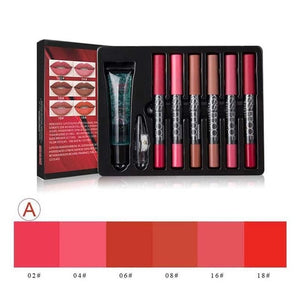 6pcs Lipstick Makeup Set Waterproof & Beauty Gift To Women Long Lasting Lipstick Kit Cosmetics