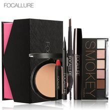 Load image into Gallery viewer, FOCALLURE Makeup Tool Kit 6Pcs Including Eyeshadow Lipstick with Cosmetics Box Gift